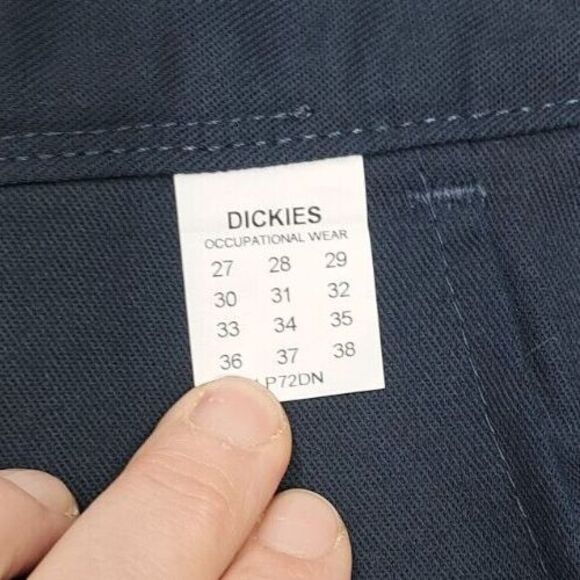 New Dickies Size 44 Flex Relaxed Fit Cargo Work Pants Black Uniform Straight Leg - Picture 4 of 16